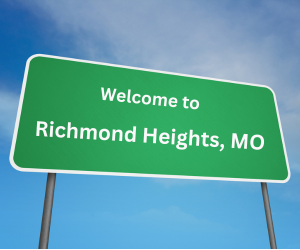 richmond heights, mo welcome sign