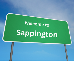 welcome to sappington, mo sign