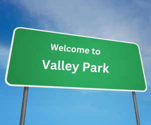 welcome to valley park, mo sign