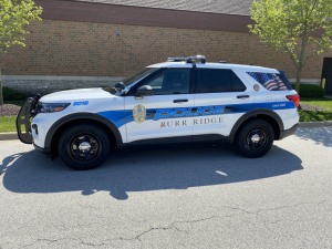 burr ridge, il police car