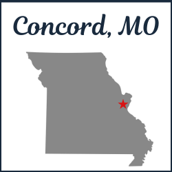 map of concord, mo