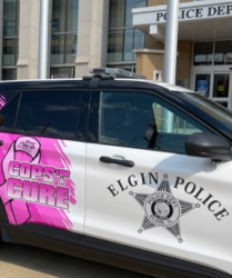 elgin, il police car