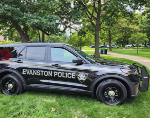 evanston, il police car