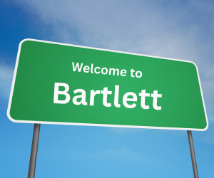 welcome to bartlett, il sign