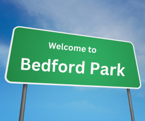 welcome to bedford park, il sign