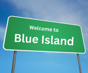 welcome to blue island, il sign