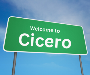 welcome to cicero, il sign