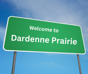 welcome to dardenne prairie, mo sign