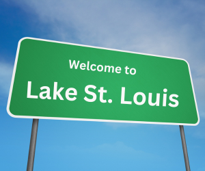 welcome to lake st. louis, mo sign