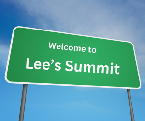 welcome to lee's summit, mo sign