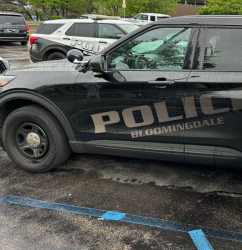 bloomingdale, il police car