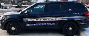 clarendon hills, il police car