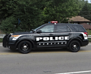 hometown, il police car