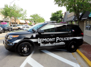 lemont, il police car