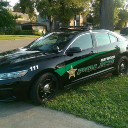 maywood, il police car