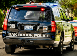 oak brook, il police car