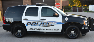 olympia fields, il police car