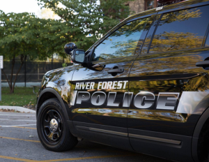 river forest, il police car