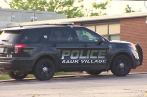 sauk village, il police car