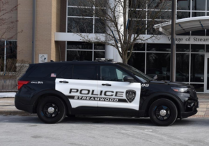 streamwood, il police car