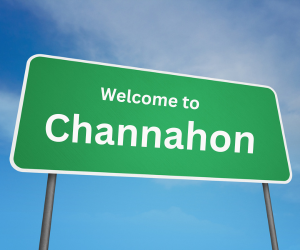 welcome to channahon, il sign