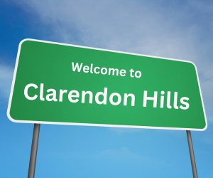 welcome to clarendon hills, il sign