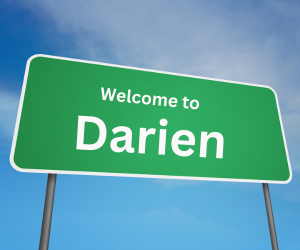 welcome to darien, il sign