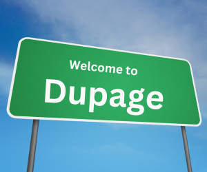 welcome to dupage, il sign