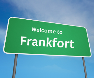 welcome to frankfort, il sign