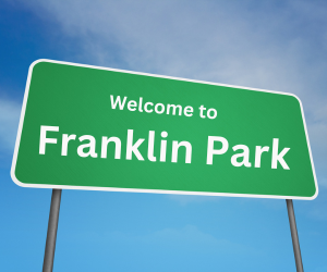 welcome to franklin park, il sign