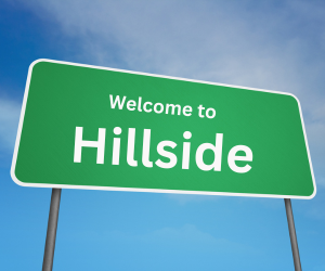 welcome to hillside, il sign