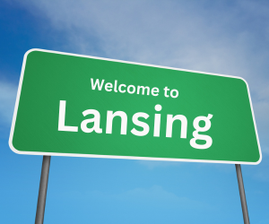 welcome to lansing, il sign