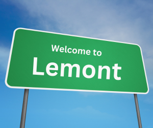 welcome to lemont, il sign