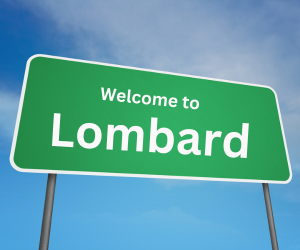 welcome to lombard, il sign