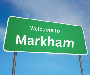 welcome to markham, il sign