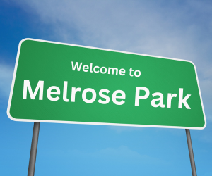 welcome to melrose park, il sign