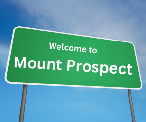 welcome to mount prospect, il sign