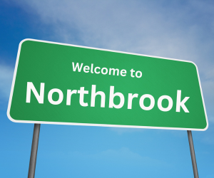 welcome to northbrook, il sign