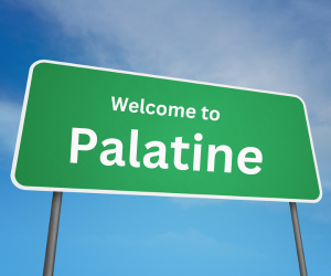 welcome to palatine, il sign