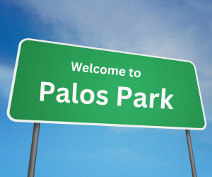 welcome to palos park, il sign