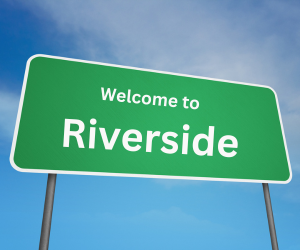 welcome to riverside, il sign