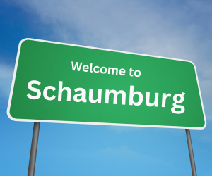 welcome to schaumburg, il sign