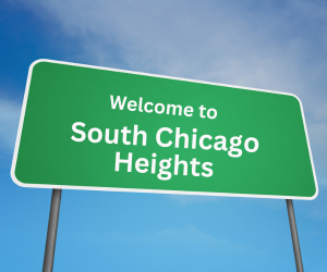 welcome to south chicago heights, il sign