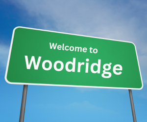 welcome to woodridge, il sign